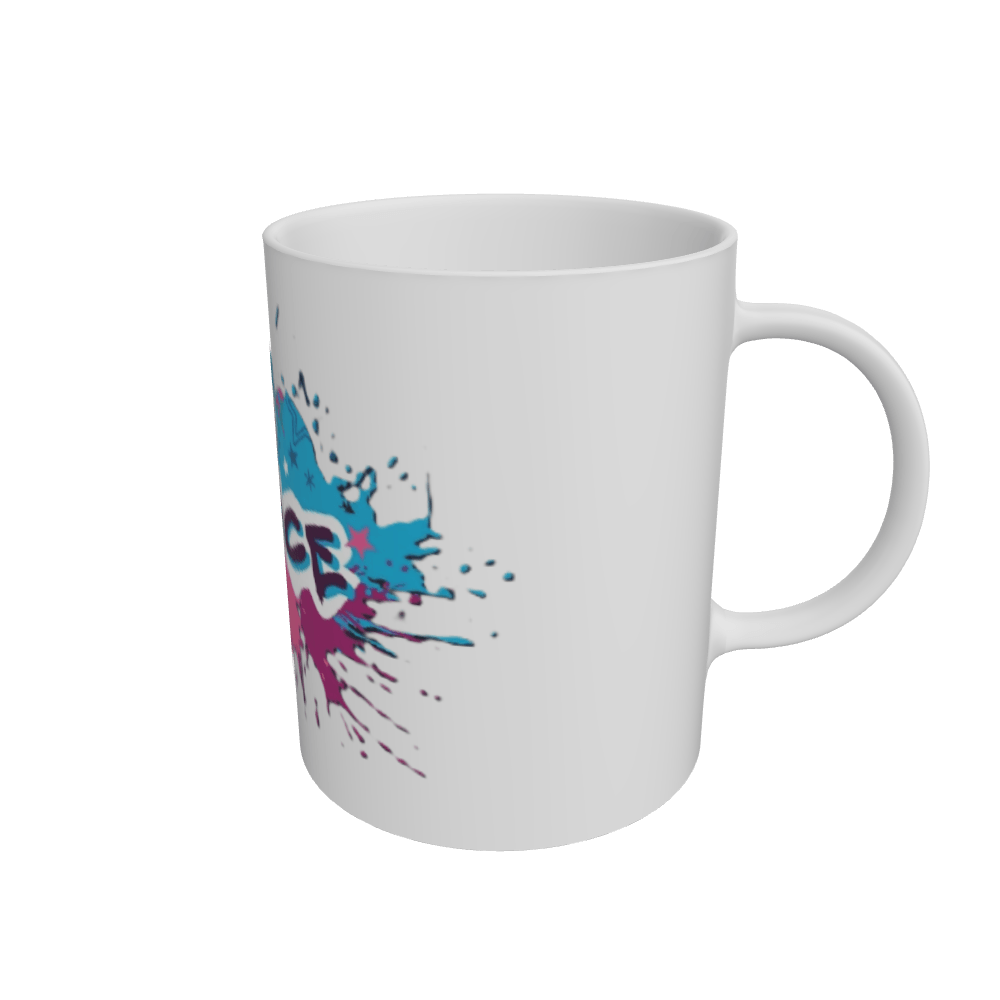 White Mug Front