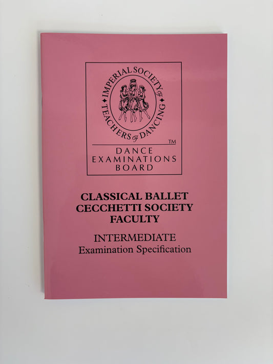 ISTD Cecchetti Classical Ballet Intermediate Syllabus Book