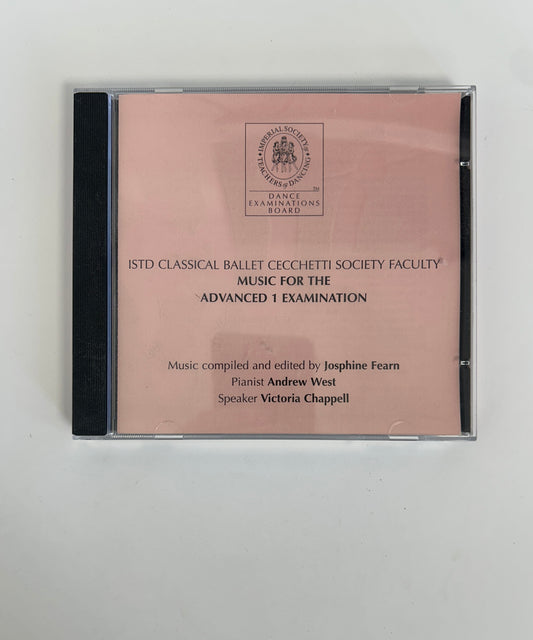 ISTD Cecchetti Classical Ballet Advanced 1 Music CD