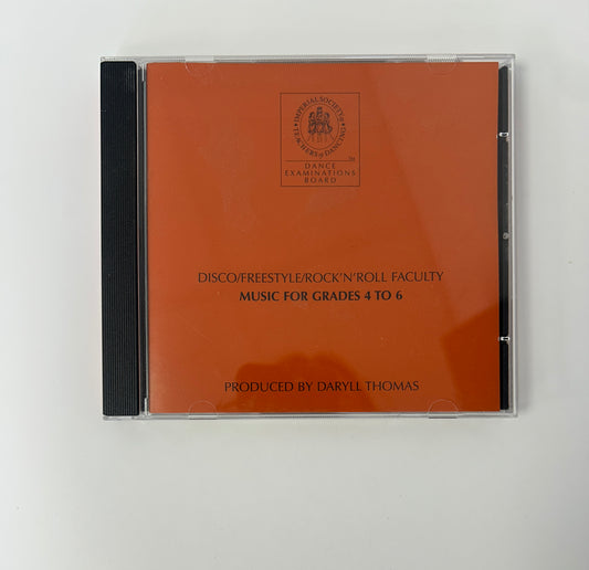 ISTD DFR  Disco/Freestyle Grades 4-6 Music CD