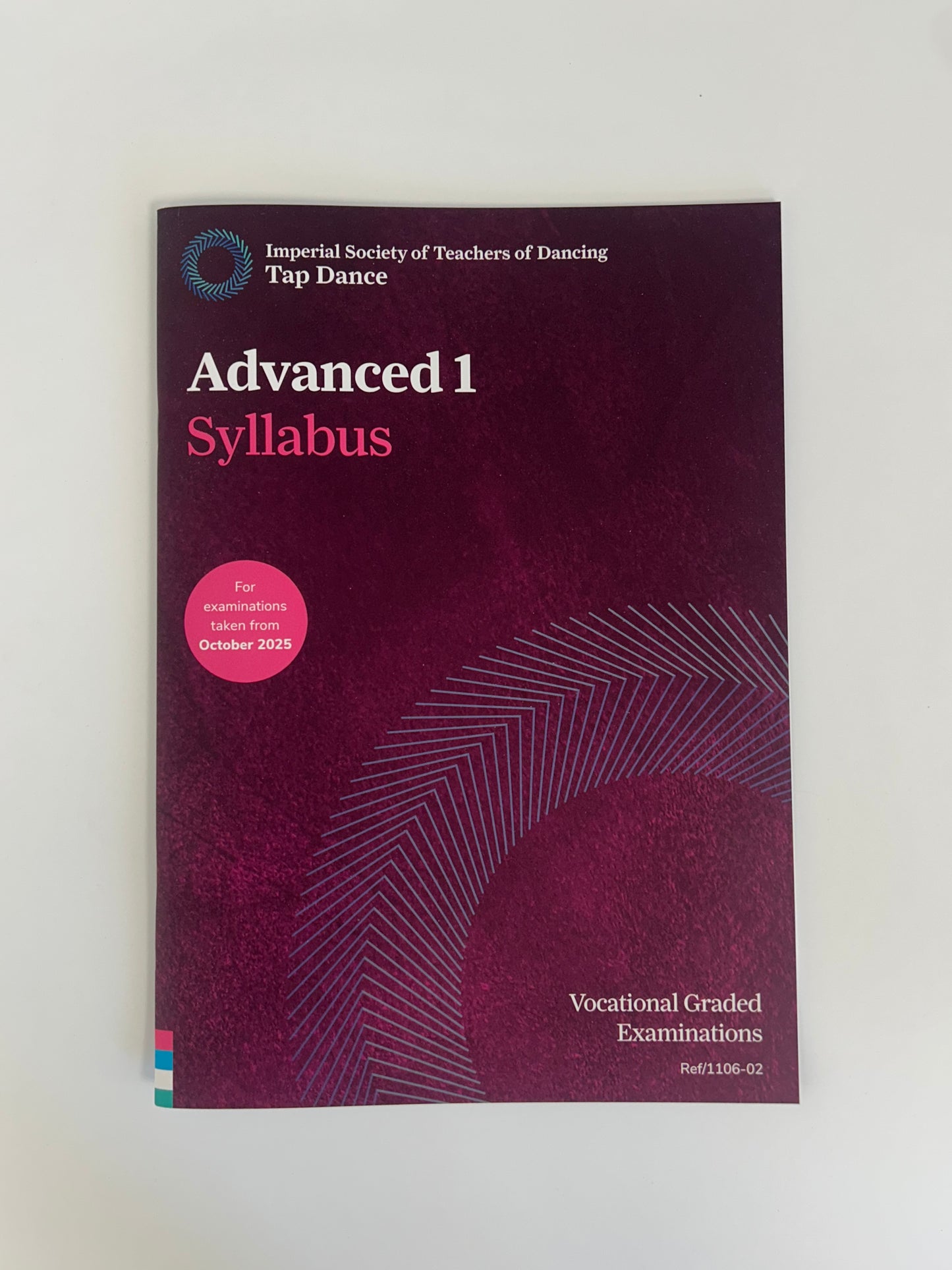 ISTD Tap Dance Advanced 1 Syllabus Book (for examinations from October 2025)