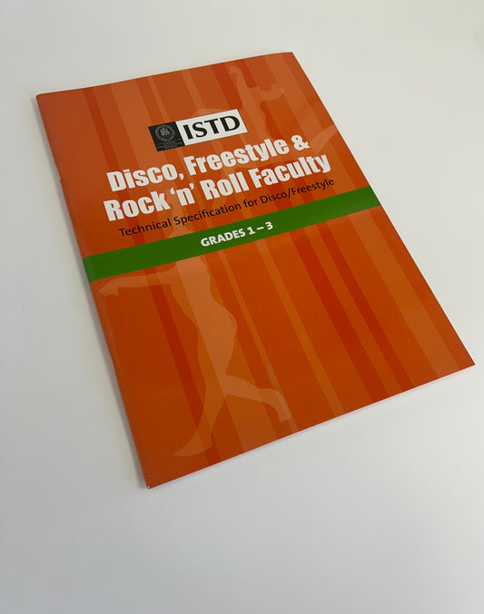 ISTD DFR Disco Freestyle Grades 1 to 3 Syllabus  Book