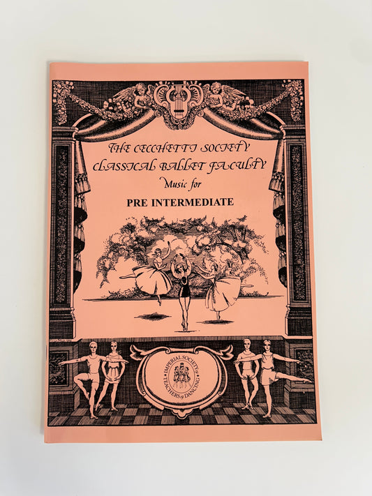 ISTD Cecchetti Classical Ballet Intermediate Foundation Music Manuscript