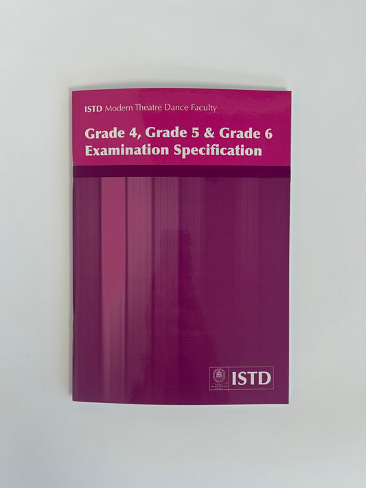 ISTD Modern Theatre Grades 4 to 6 Syllabus  Book