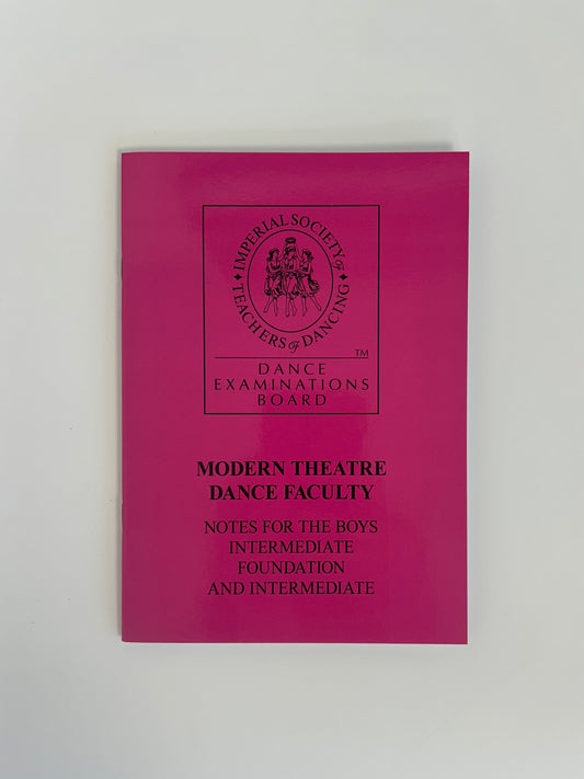 ISTD Modern Theatre Notes for Boys Intermediate Foundation & Intermediate  Book