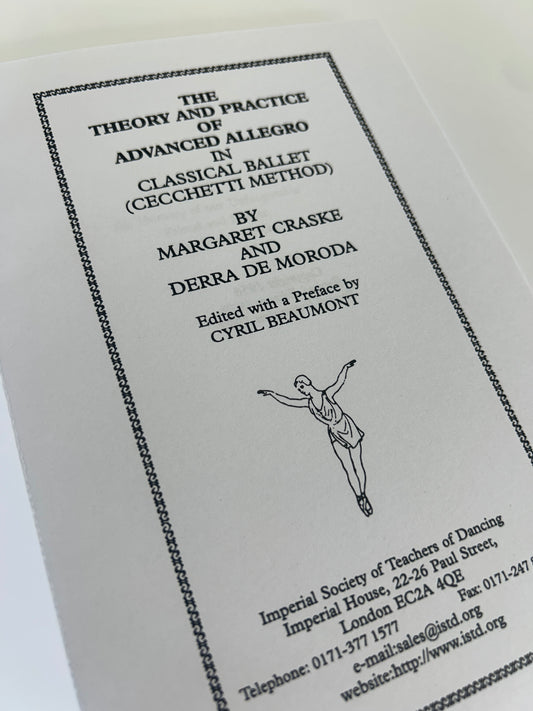 ISTD Cecchetti Classical Ballet Theory & Practice of Allegro