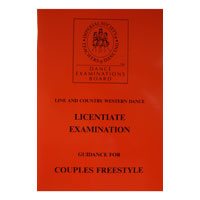 ISTD DFR Line & Country Western Licentiate Exam Guide notes for Couples Freestyle