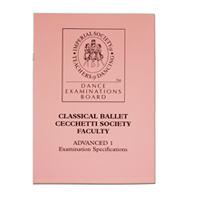 ISTD Cecchetti Classical Ballet Advanced 1 Syllabus Book
